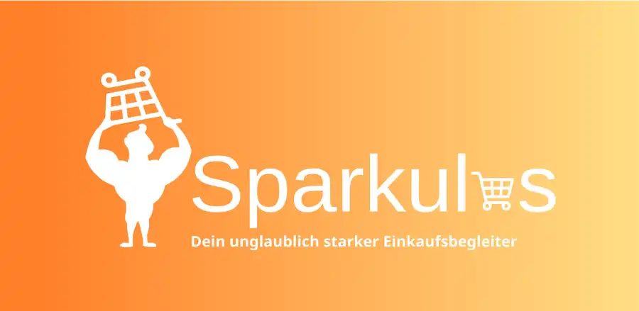 Logo mit unserem Motto: Sparkules dein unglaublich starke Einkaufsbegleiter